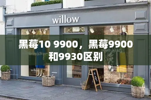 黑莓10 9900，黑莓9900和9930区别