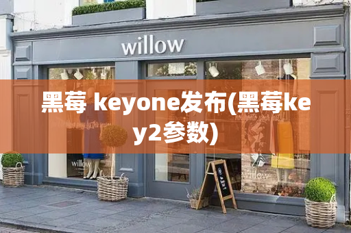 黑莓 keyone发布(黑莓key2参数)