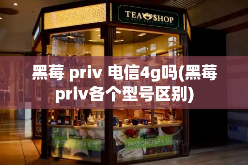 黑莓 priv 电信4g吗(黑莓priv各个型号区别)