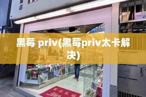 黑莓 priv(黑莓priv太卡解决)