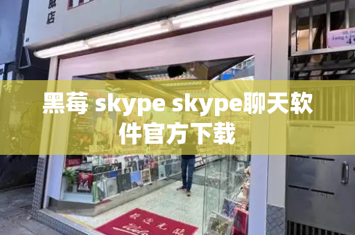 黑莓 skype skype聊天软件官方下载-第1张图片-星选测评