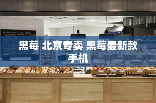 黑莓 北京专卖 黑莓最新款手机-第1张图片-星选测评