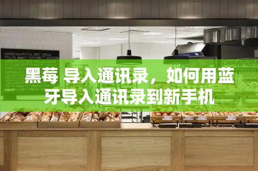 黑莓 导入通讯录，如何用蓝牙导入通讯录到新手机