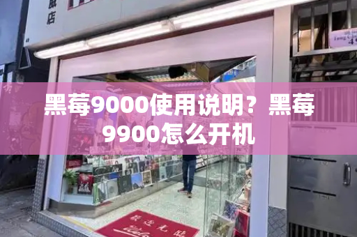 黑莓9000使用说明？黑莓9900怎么开机