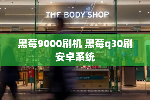 黑莓9000刷机 黑莓q30刷安卓系统-第1张图片-星选测评