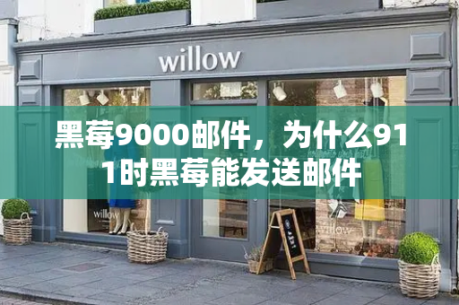 黑莓9000邮件，为什么911时黑莓能发送邮件-第1张图片-星选测评