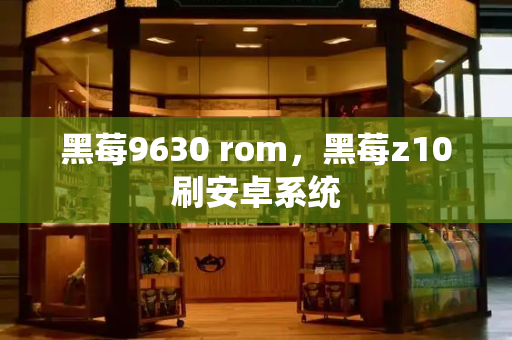 黑莓9630 rom，黑莓z10刷安卓系统