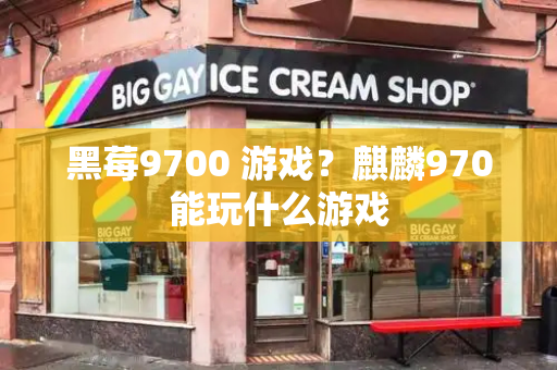 黑莓9700 游戏？麒麟970能玩什么游戏