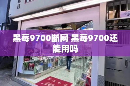 黑莓9700断网 黑莓9700还能用吗-第1张图片-星选测评
