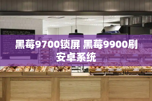 黑莓9700锁屏 黑莓9900刷安卓系统-第1张图片-星选测评