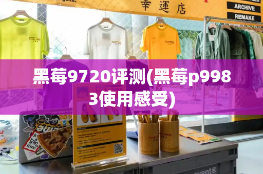 黑莓9720评测(黑莓p9983使用感受)-第1张图片-星选测评