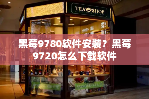 黑莓9780软件安装？黑莓9720怎么下载软件