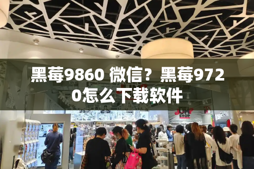 黑莓9860 微信？黑莓9720怎么下载软件