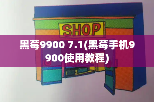 黑莓9900 7.1(黑莓手机9900使用教程)