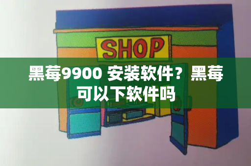 黑莓9900 安装软件？黑莓可以下软件吗
