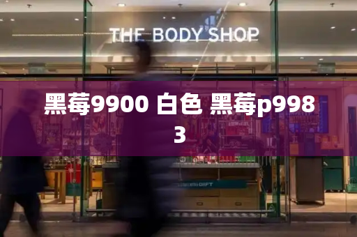 黑莓9900 白色 黑莓p9983