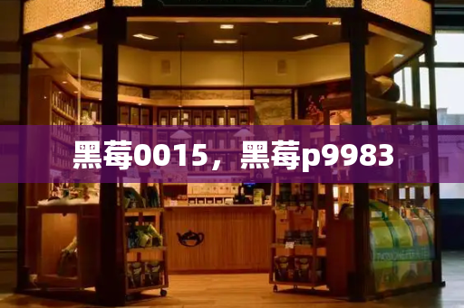黑莓0015，黑莓p9983