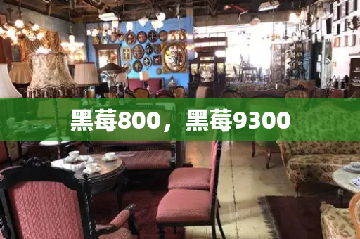 黑莓800，黑莓9300