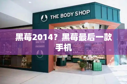 黑莓2014？黑莓最后一款手机