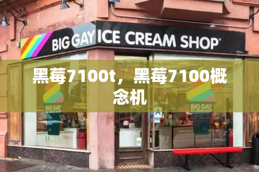 黑莓7100t，黑莓7100概念机