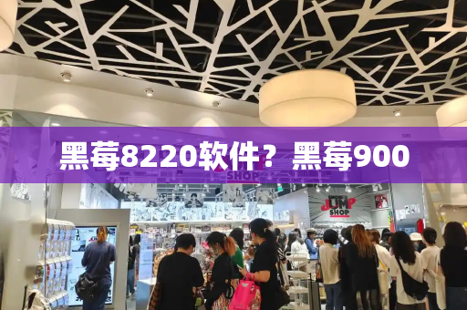 黑莓8220软件？黑莓9000