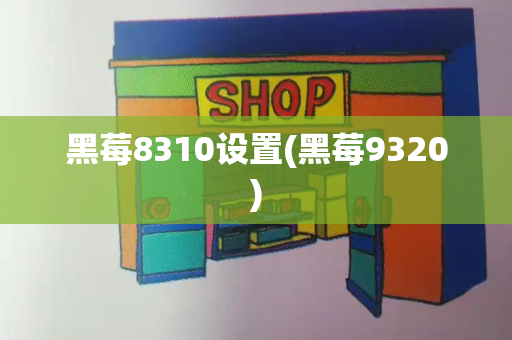 黑莓8310设置(黑莓9320)-第1张图片-星选测评