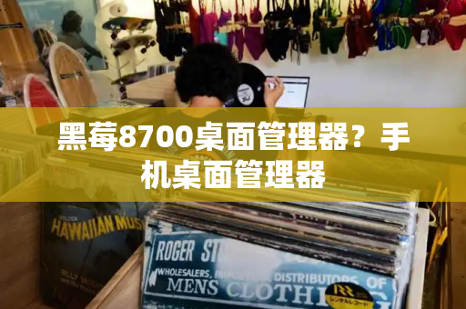 黑莓8700桌面管理器？手机桌面管理器