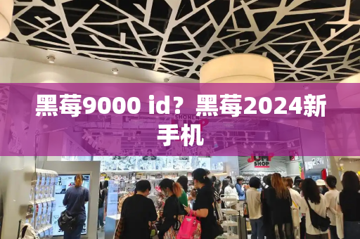 黑莓9000 id？黑莓2024新手机