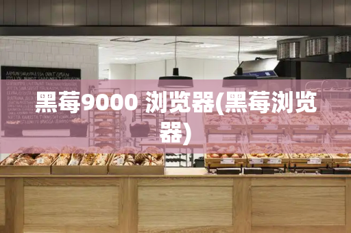 黑莓9000 浏览器(黑莓浏览器)