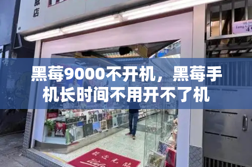 黑莓9000不开机，黑莓手机长时间不用开不了机