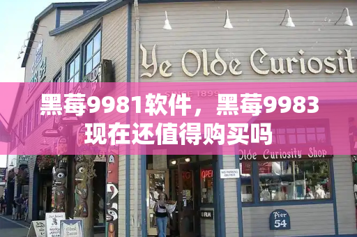 黑莓9981软件，黑莓9983现在还值得购买吗