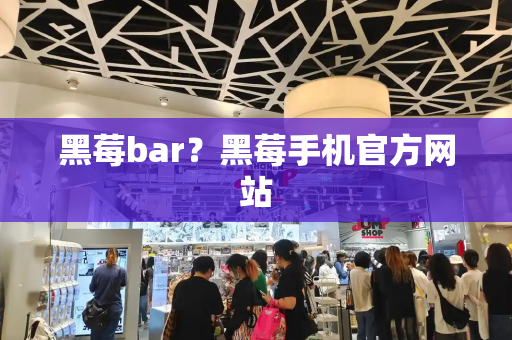 黑莓bar？黑莓手机官方网站-第1张图片-星选测评