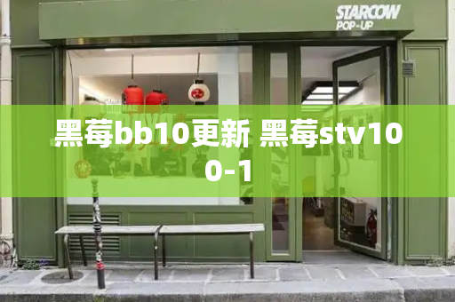 黑莓bb10更新 黑莓stv100-1