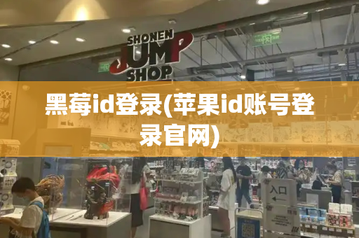 黑莓id登录(苹果id账号登录官网)