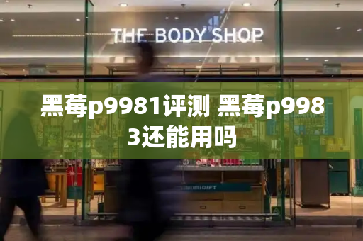 黑莓p9981评测 黑莓p9983还能用吗
