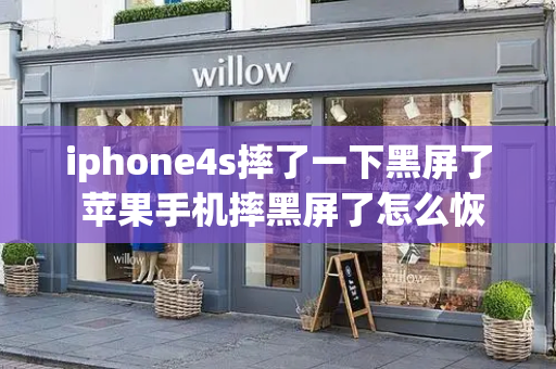 iphone4s摔了一下黑屏了 苹果手机摔黑屏了怎么恢复正常-第1张图片-星选测评