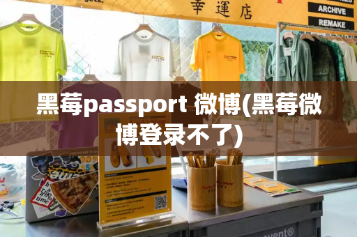 黑莓passport 微博(黑莓微博登录不了)