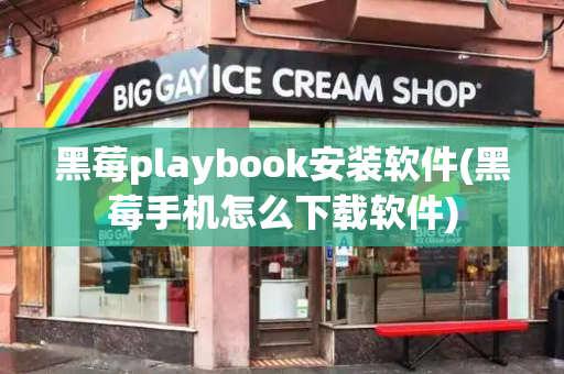 黑莓playbook安装软件(黑莓手机怎么下载软件)