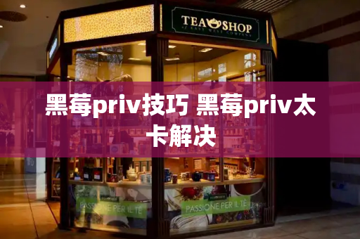 黑莓priv技巧 黑莓priv太卡解决