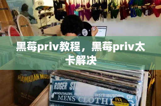 黑莓priv教程，黑莓priv太卡解决