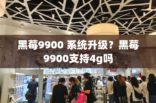 黑莓9900 系统升级？黑莓9900支持4g吗-第1张图片-星选测评
