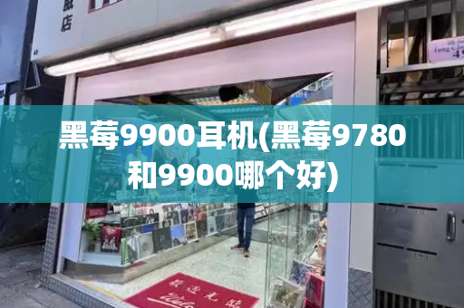 黑莓9900耳机(黑莓9780和9900哪个好)