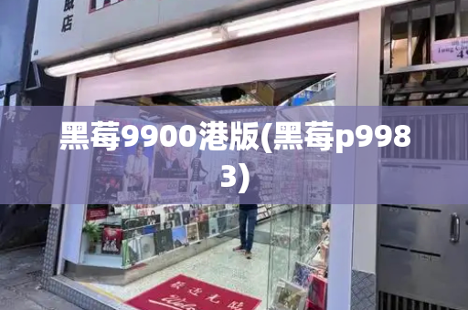 黑莓9900港版(黑莓p9983)