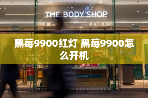 黑莓9900红灯 黑莓9900怎么开机