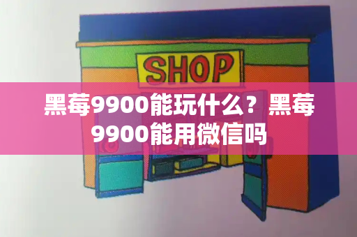 黑莓9900能玩什么？黑莓9900能用微信吗