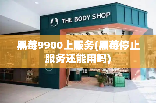 黑莓9900上服务(黑莓停止服务还能用吗)