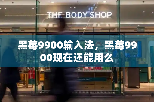 黑莓9900输入法，黑莓9900现在还能用么-第1张图片-星选测评