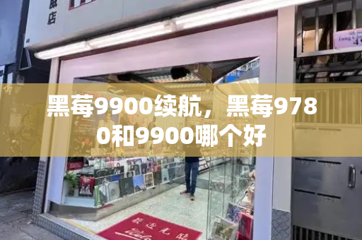 黑莓9900续航，黑莓9780和9900哪个好