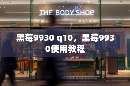黑莓9930 q10，黑莓9930使用教程