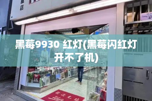 黑莓9930 红灯(黑莓闪红灯开不了机)